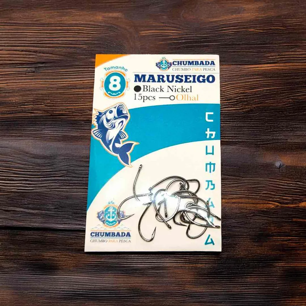 Anzol Maruseigo (Pct com 15) — Chumbada Oficial