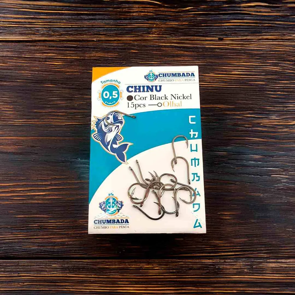 Anzol Chinu (Pct com 15) — Chumbada Oficial